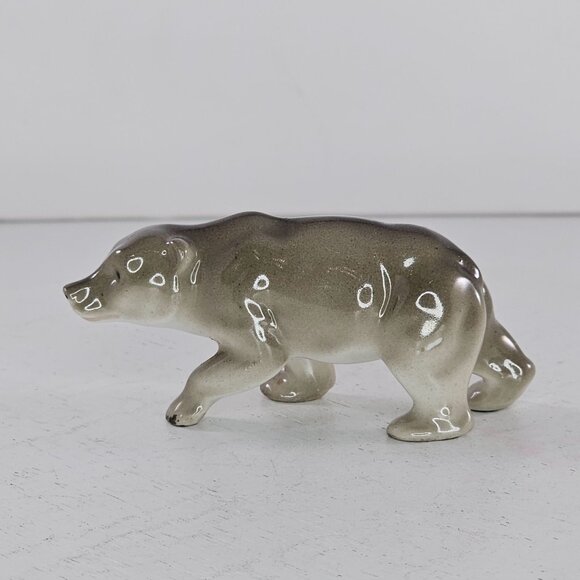 Vintage Erphila Germany Bear Walking Miniature Figurine - Picture 2 of 8